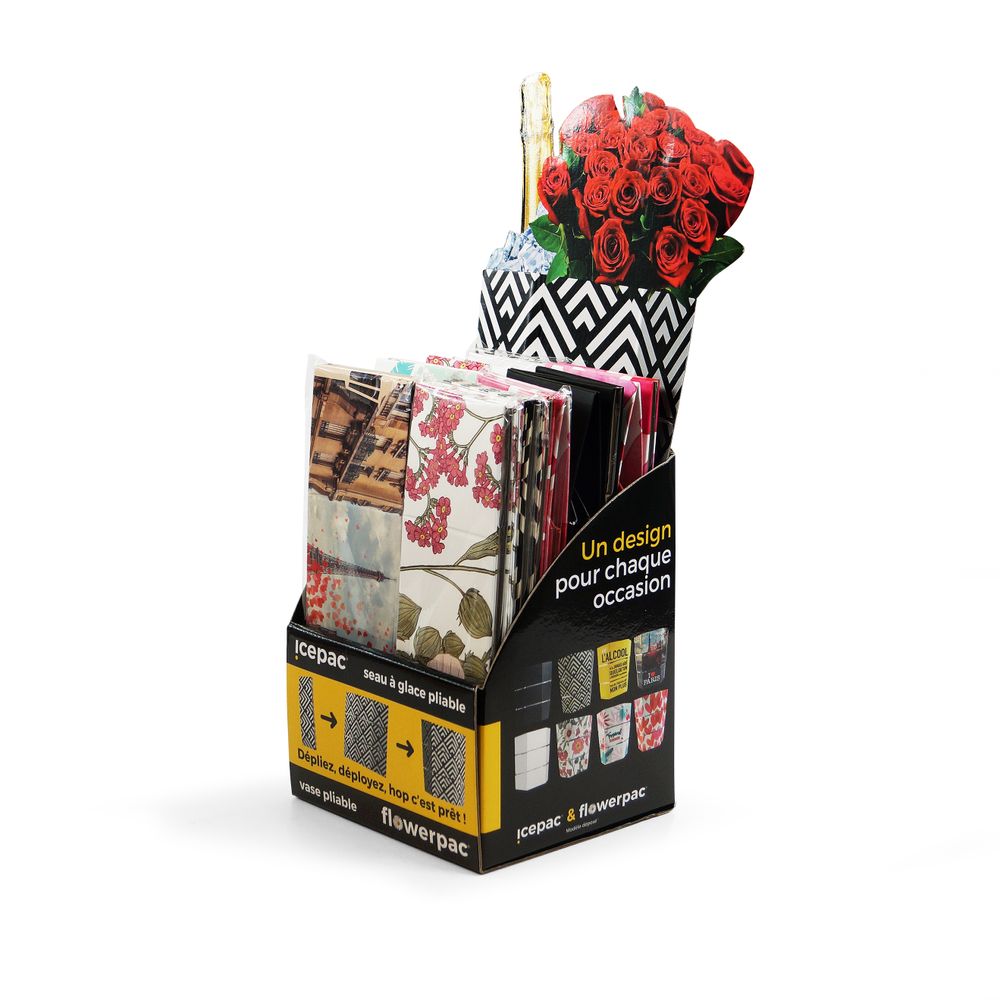 Gifts - PURE Origami Folding Ice Bucket and Vase - ICEPAC FLOWERPAC