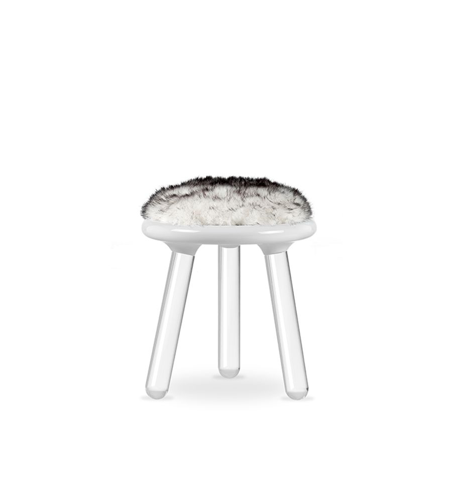 Tabourets pour collectivités - ILLUSION WHITE BEAR STOOL - CIRCU