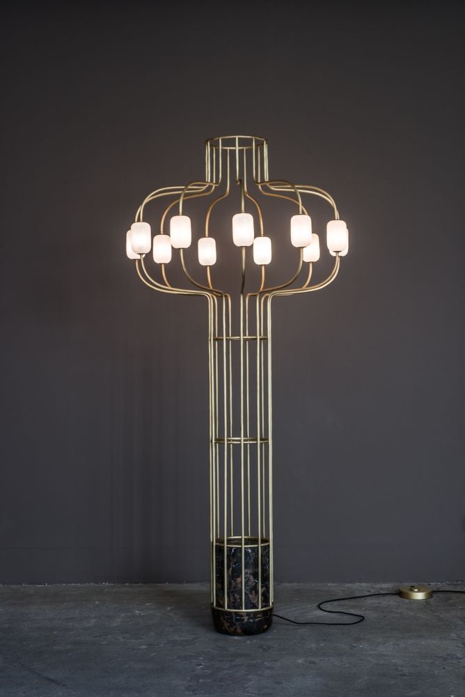 Outdoor floor lamps - CANDLESTICK FLOOR LAMP - TONICIE'S
