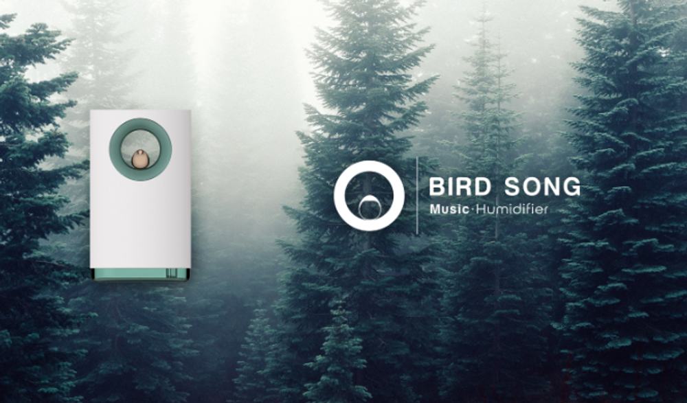 Diffuseurs de parfums - Humidificateur avec chants d'oiseaux et musique. - KELYS