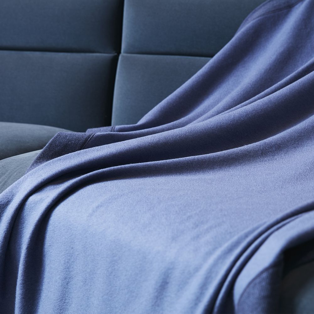 Plaids - Couvre-lit en cachemire ondulé double face - grand - SANDRIVER MONGOLIAN CASHMERE