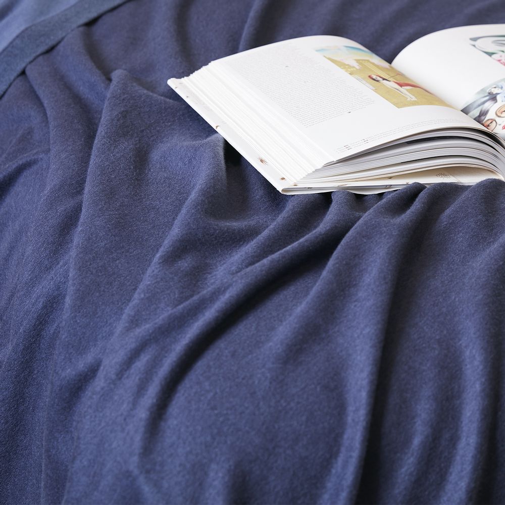 Plaids - Couvre-lit en cachemire ondulé double face - grand - SANDRIVER MONGOLIAN CASHMERE