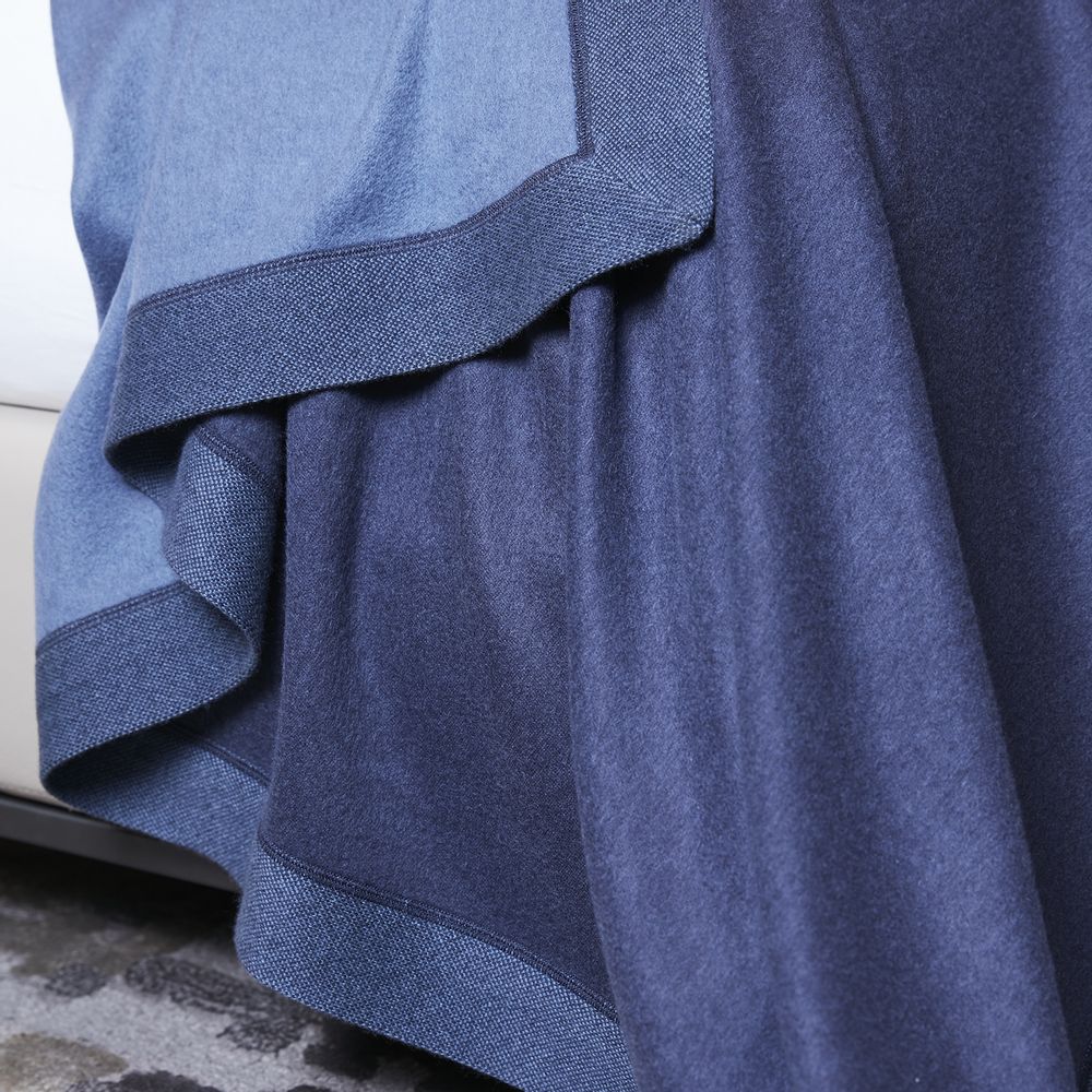 Plaids - Couvre-lit en cachemire ondulé double face - grand - SANDRIVER MONGOLIAN CASHMERE