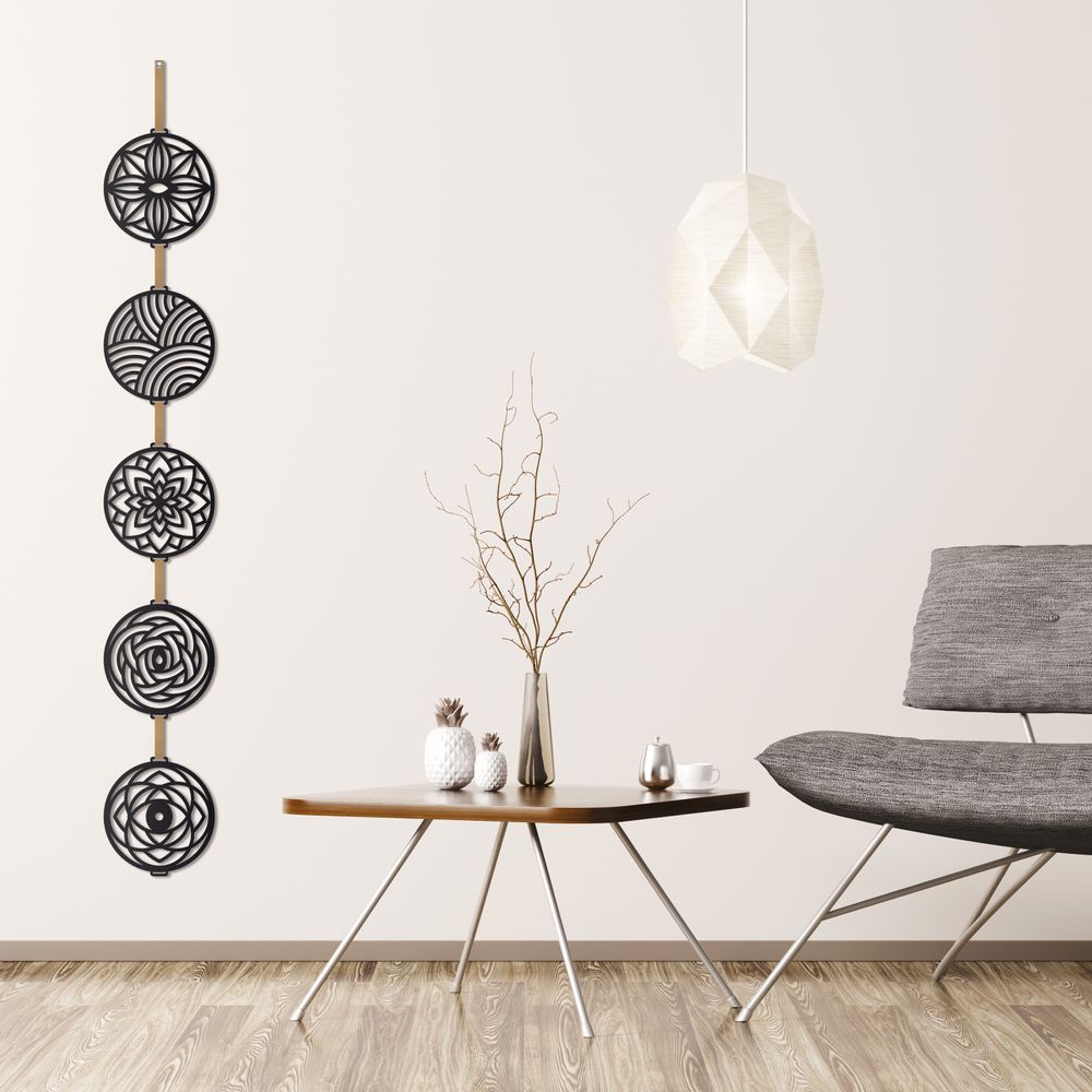 Other wall decoration - COLLECTION 5 SENSES - BLACK WOOD - LUMINOSENS