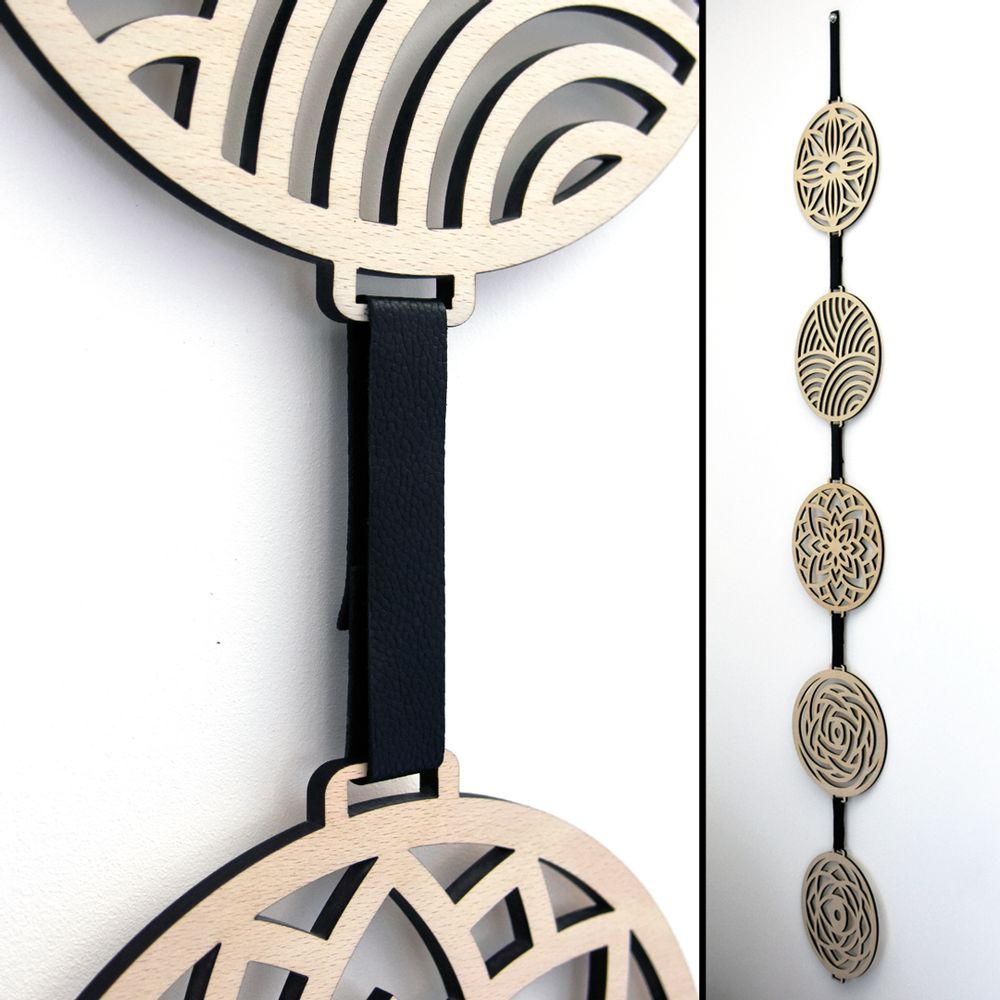 Other wall decoration - COLLECTION 5 SENSES - BEECH - LUMINOSENS