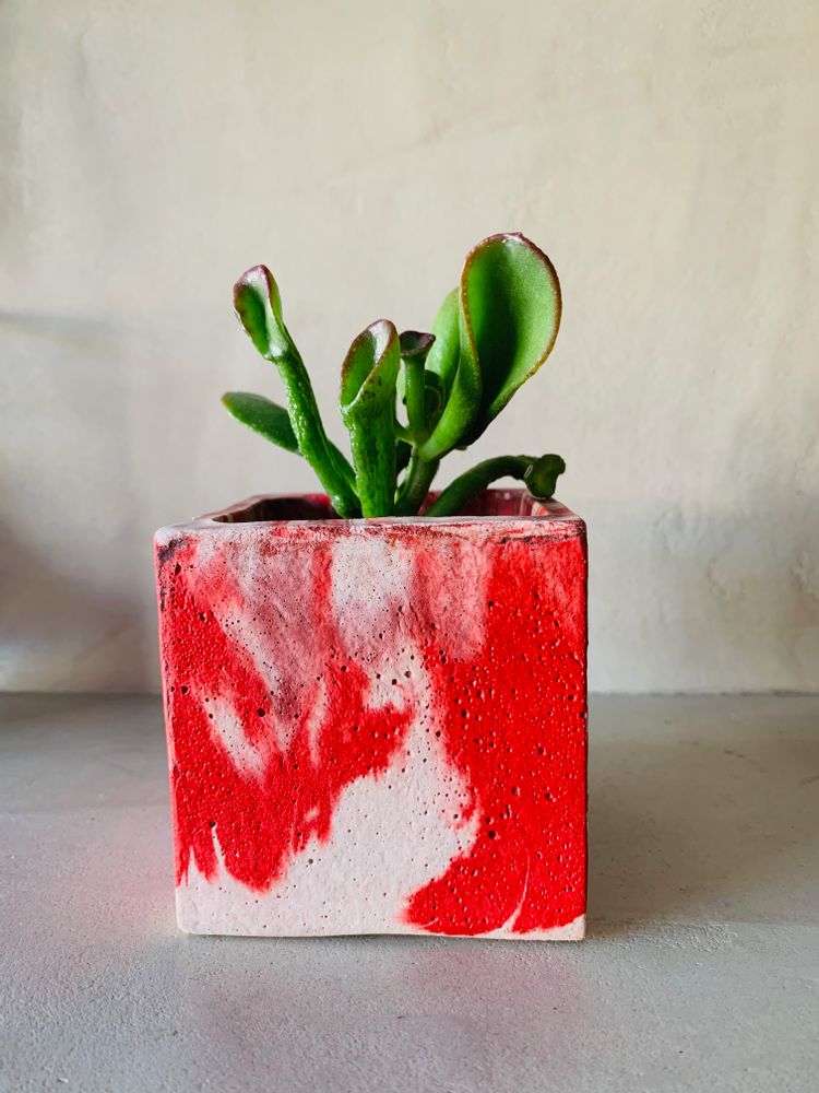 Decorative objects - Concrete Pot | Plant Pot | Marble Concrete - JUNNY
