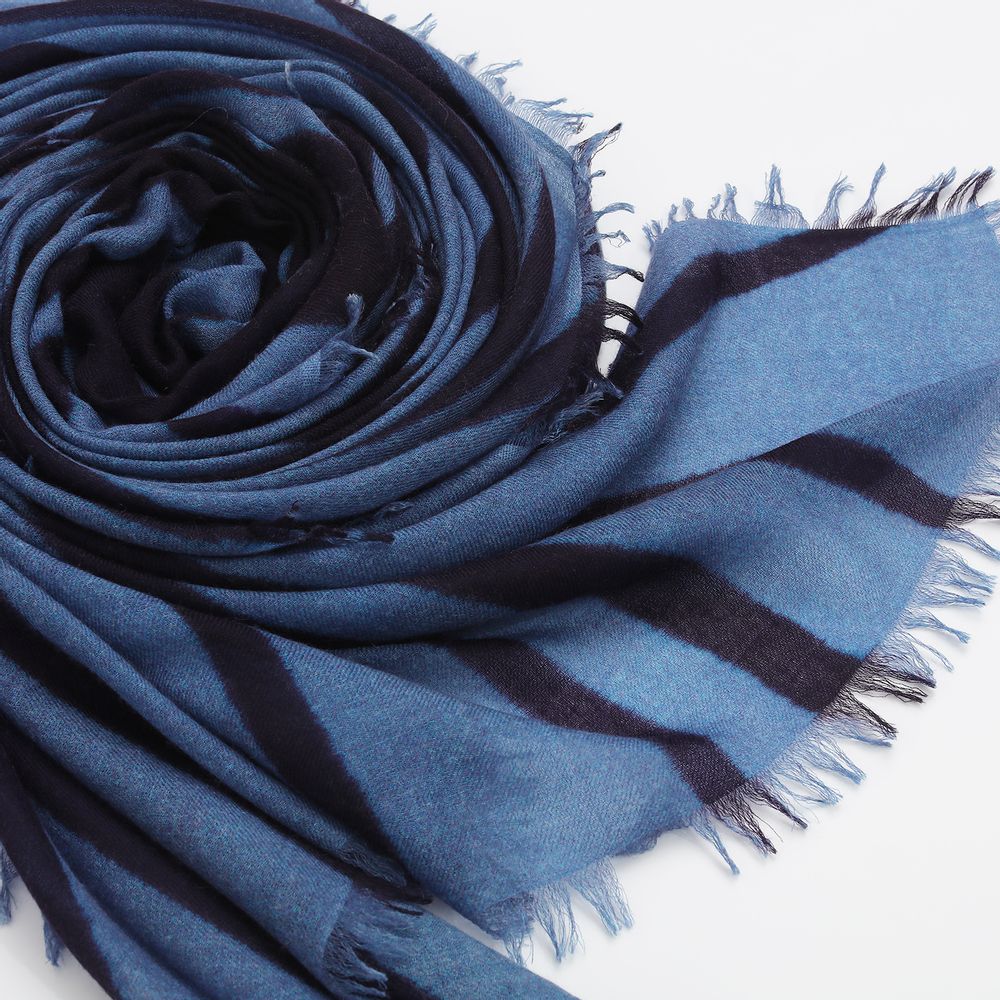 Scarves - Ultra light baby cashmere scarf - print - SANDRIVER MONGOLIAN CASHMERE