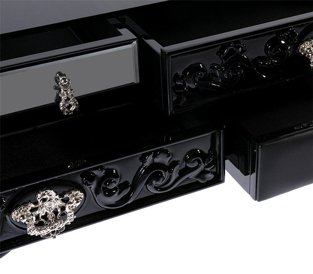 Console table - YORK BLACK CONSOLE - INSPLOSION