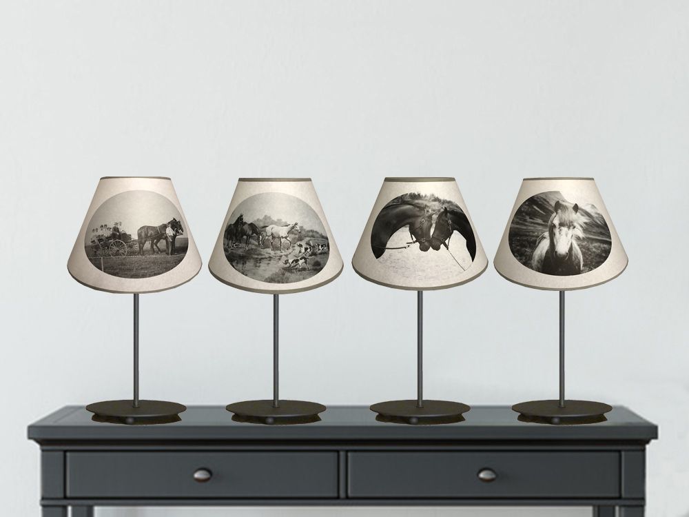 Customizable objects - HORSE LAMP SHADES - LA MAISON DE GASPARD