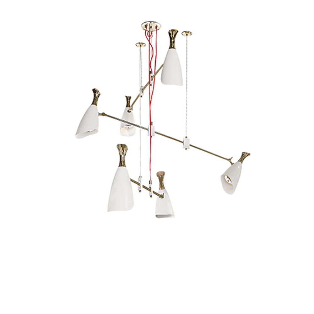 Ceiling lights - Duke Suspension Lamp - CAFFE LATTE
