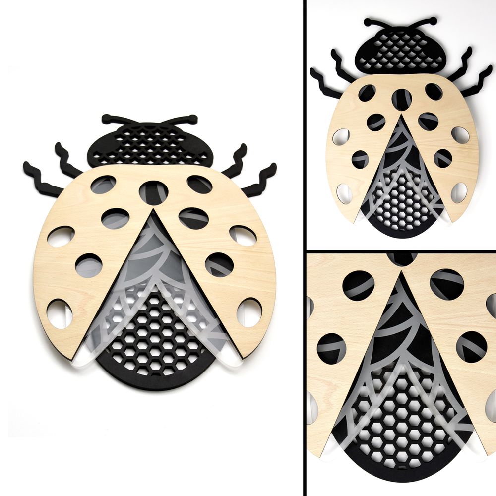 Other wall decoration - THE LADYBIRD - LUMINOSENS