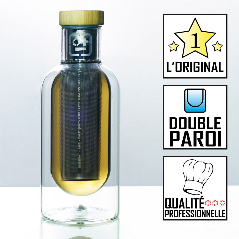 Design objects - Original double-walled bottles - Silodesign (wine-tea-coffee-juice) - SILODESIGN