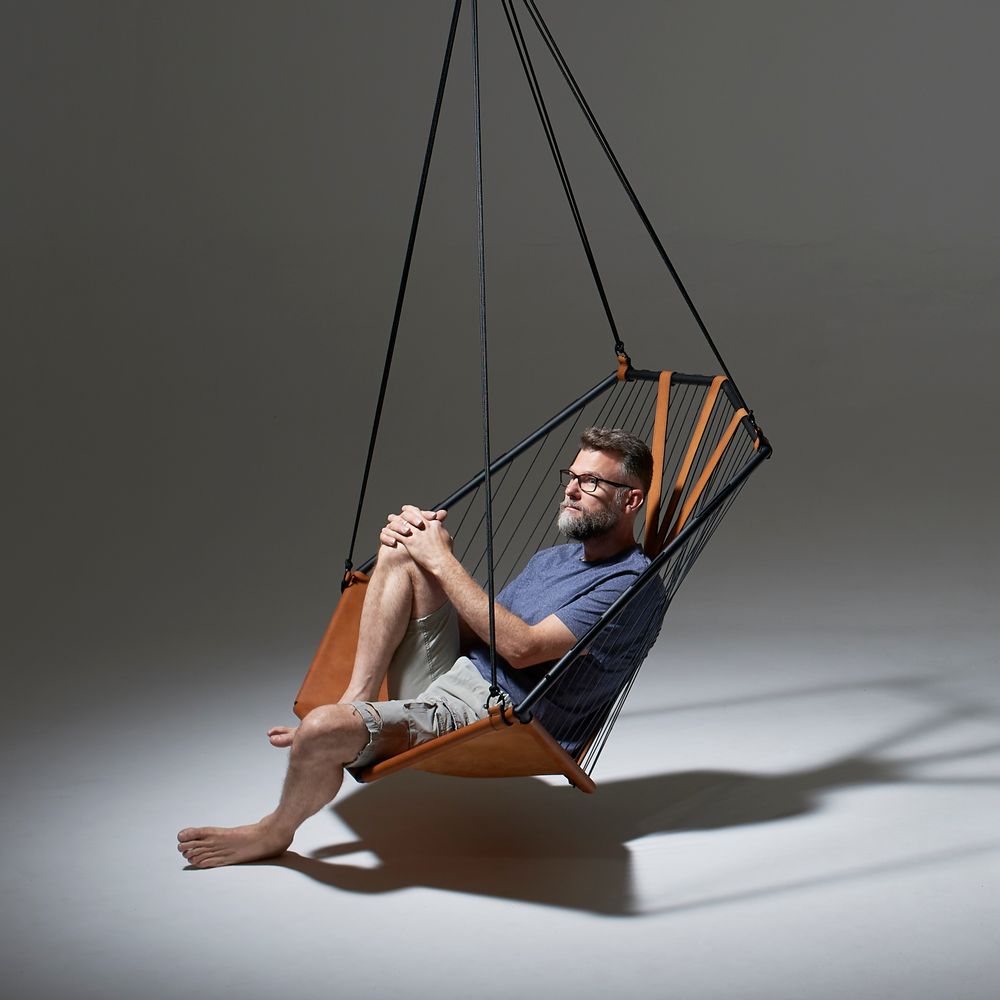 Design objects - SLING Hanging Chair - Angular - STUDIO STIRLING