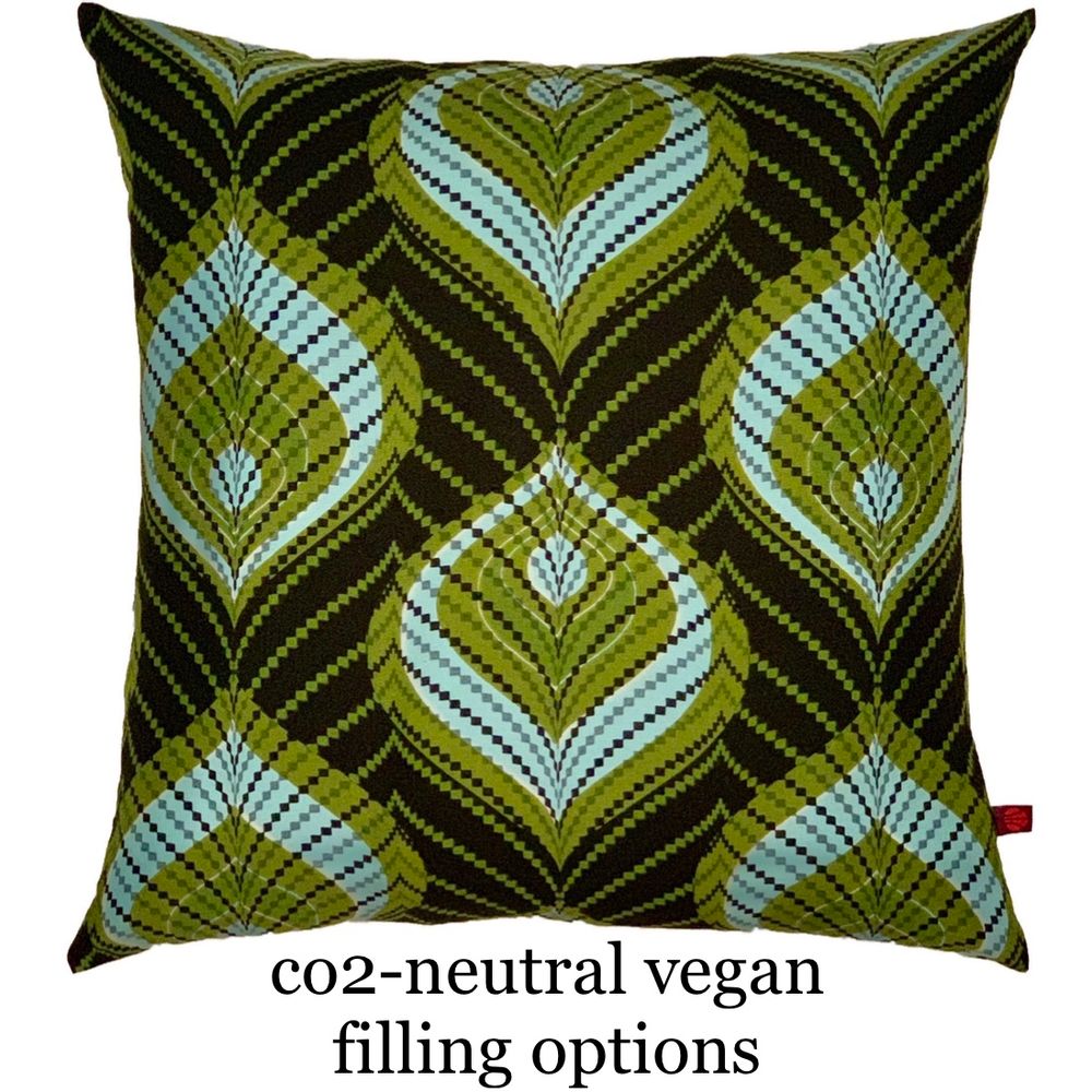 Outdoor decorative accessories - FASHION CUSHION NATURE GREEN - FASHION PILLOWS BY MÜLLERSCHMIDT
