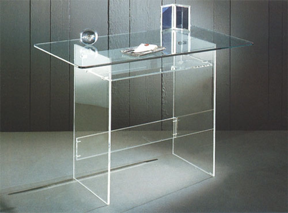 Bureaux - Bureau en plexi et verre PICCOLO - DAVID LANGE