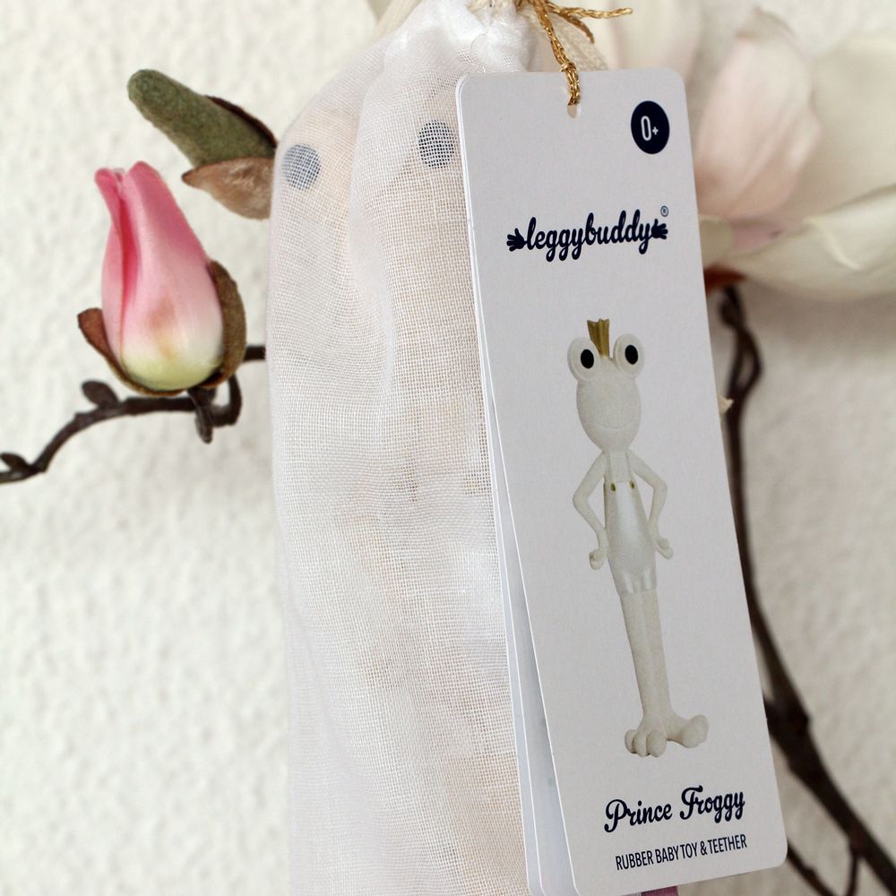 Soft toy - Prince Froggy - LEGGYBUDDY
