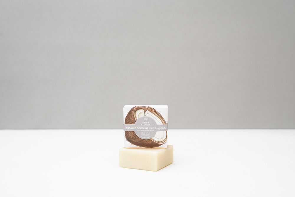 Cosmétiques - LAIT DE COCO SHAMPOOING BAR - POUR LES CHEVEUX SECS - SAVON STORIES