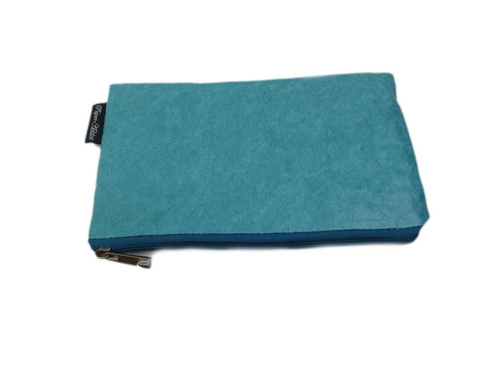 Pochettes - Pochette femme papier kraft écologique - Bleu - AUCTOR