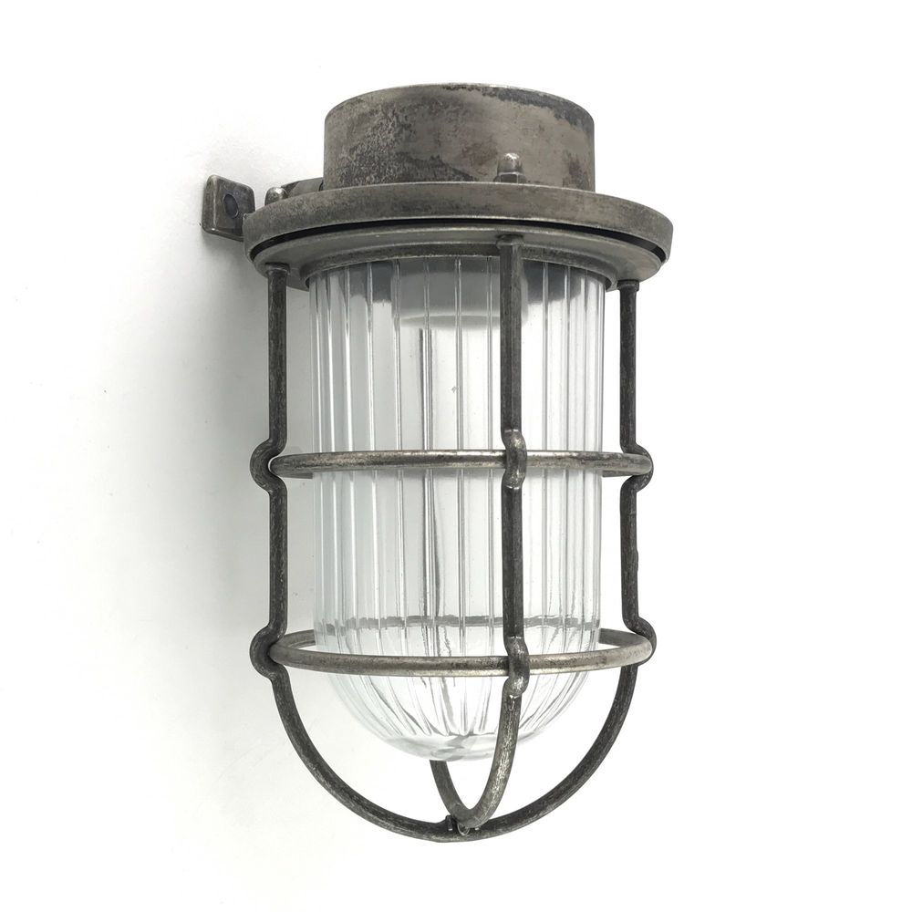 Outdoor wall lamps - Brass Deck Passageway Headlamp no 16N - ANDROMEDA LIGHTING