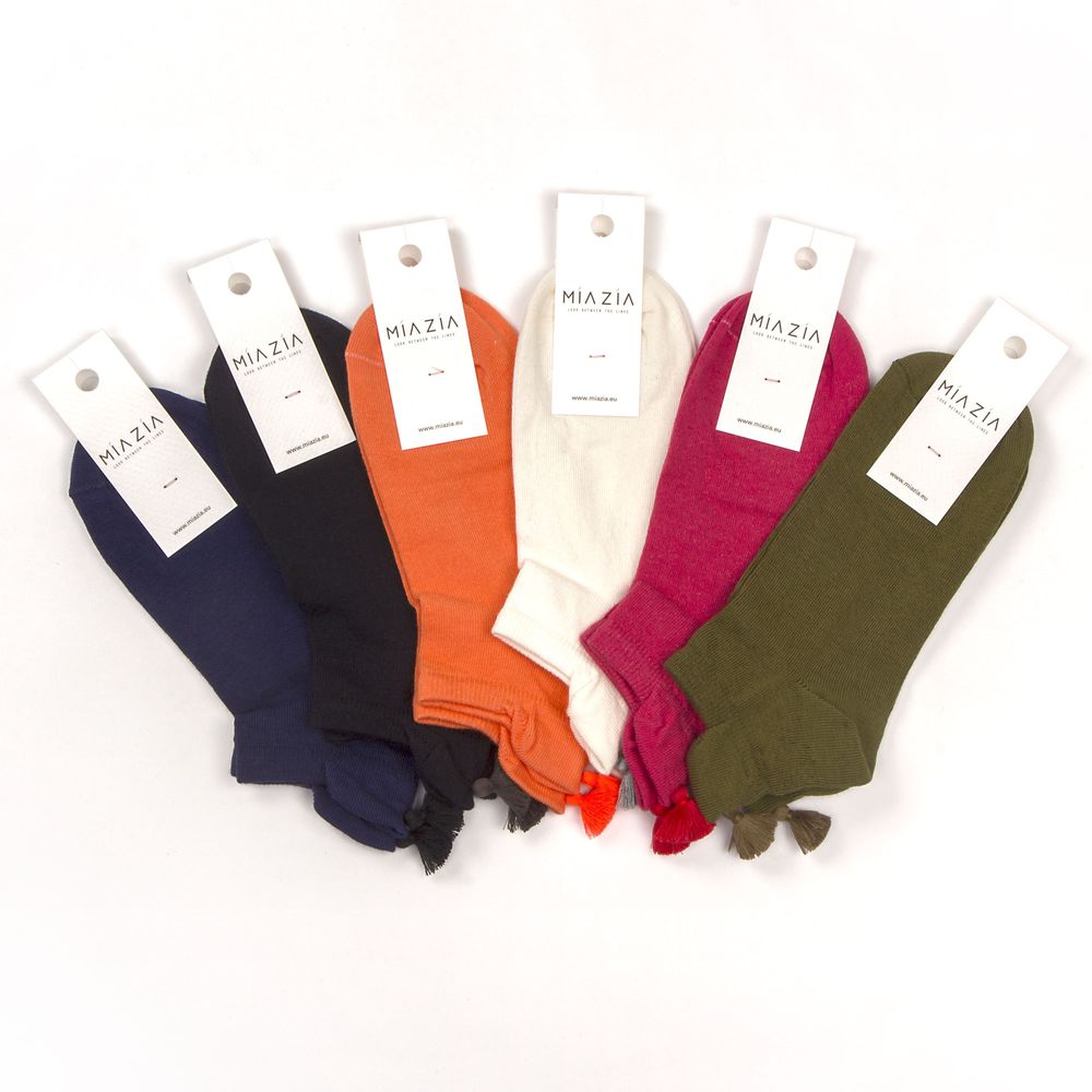 Chaussettes - Pack de chaussettes "sneakers" pour femme - MIA ZIA