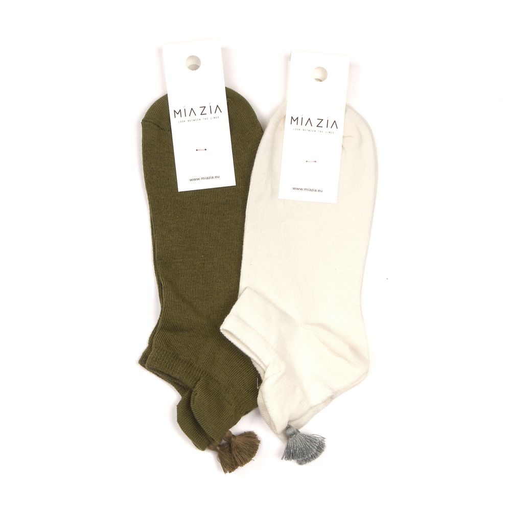 Chaussettes - Pack de chaussettes "sneakers" pour femme - MIA ZIA