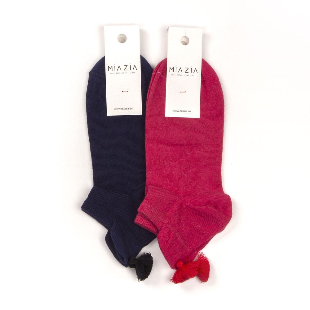 Chaussettes - Pack de chaussettes "sneakers" pour femme - MIA ZIA