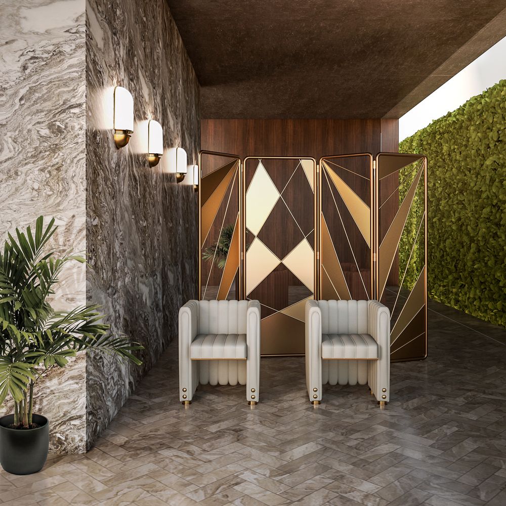 Decorative objects - Seattral Folding Screen - PORUS STUDIO