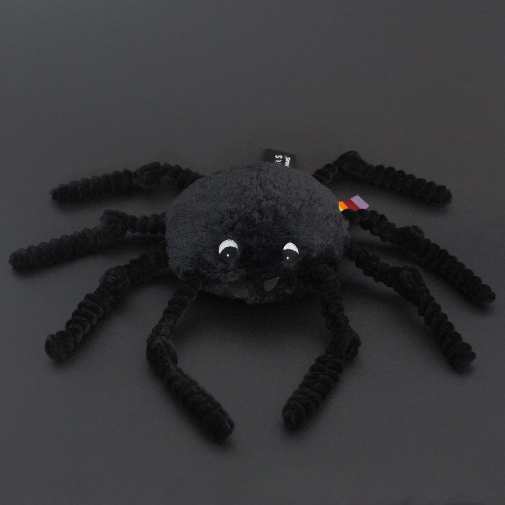 Accessoires pour puériculture - Peluche Ptipotos l'araignée noire - DEGLINGOS