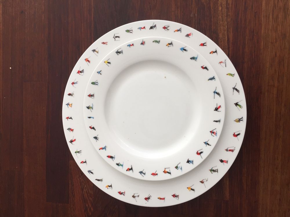 Formal plates - Powderhound Dinner Plate - POWDERHOUND