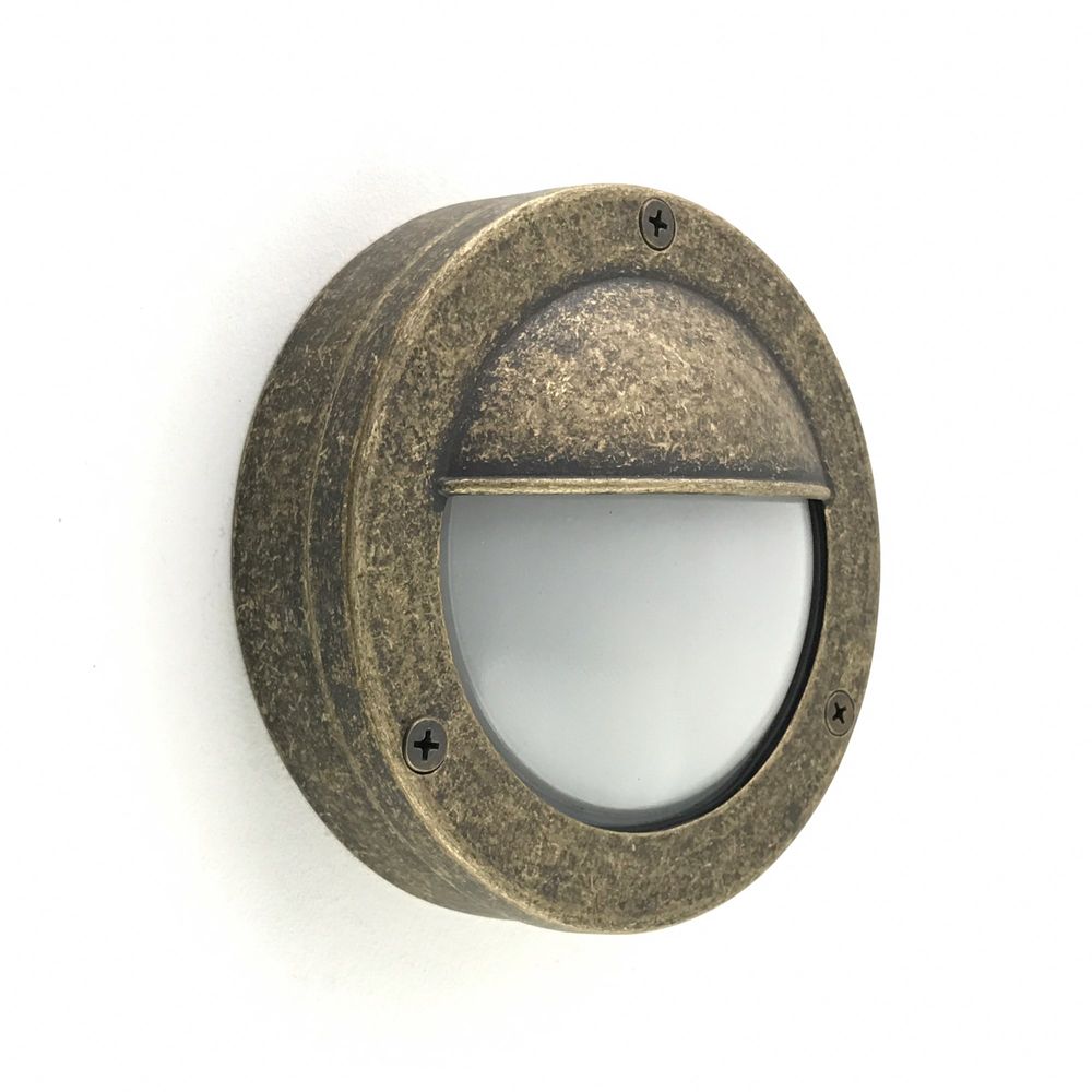 Appliques extérieures - Brass Bulkhead Light no 67S - ANDROMEDA LIGHTING