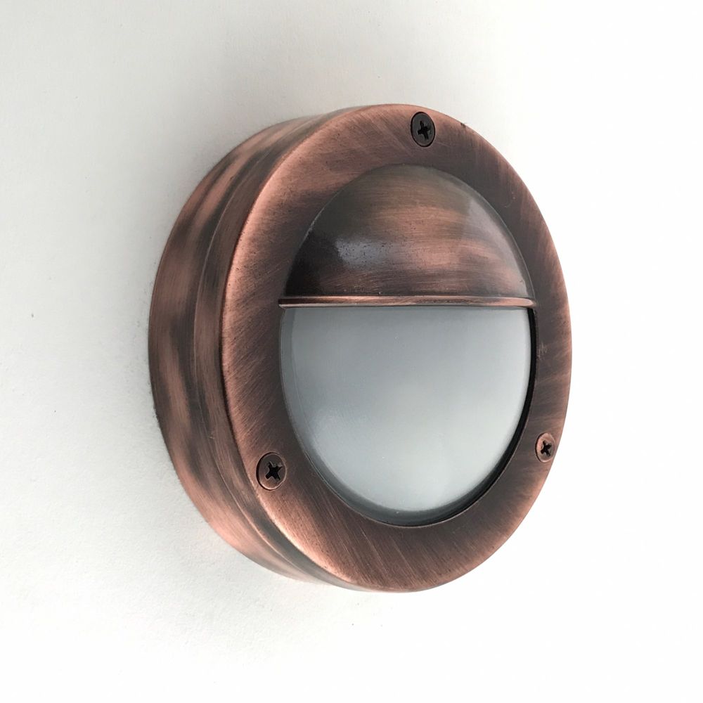 Appliques extérieures - Brass Bulkhead Light no 67S - ANDROMEDA LIGHTING