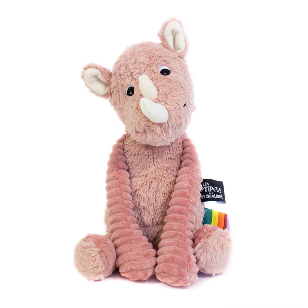 Toys - Plush Rhino Pink - Les Ptipotos - DEGLINGOS