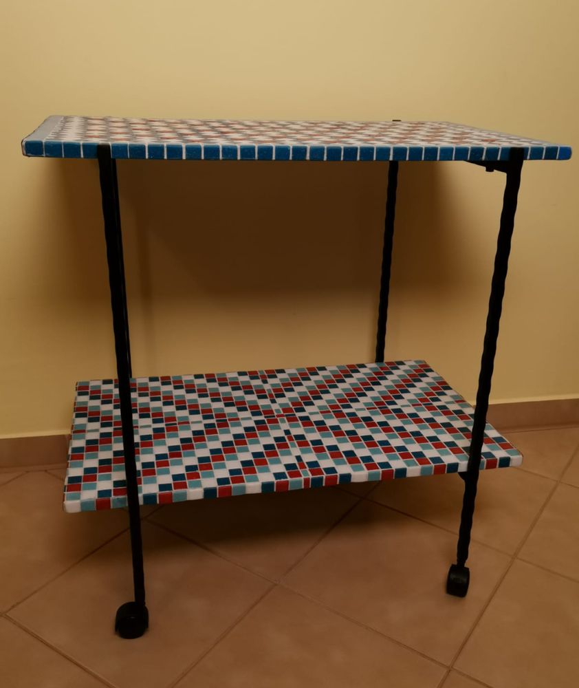 Tables Salle à Manger - Table de service STRINGS - IRON ART MOZAIC