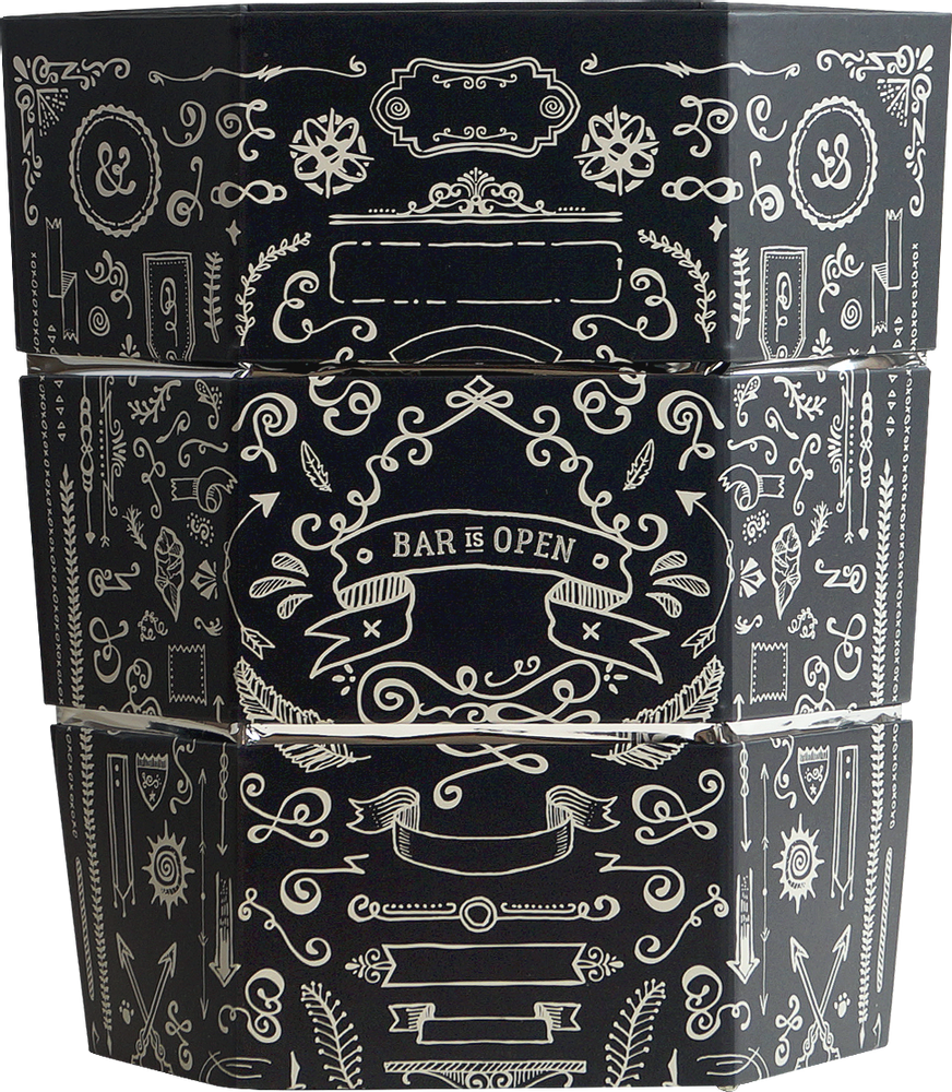 Gifts - Tattoo Ice Bucket and Foldable Origami Vase - ICEPAC FLOWERPAC