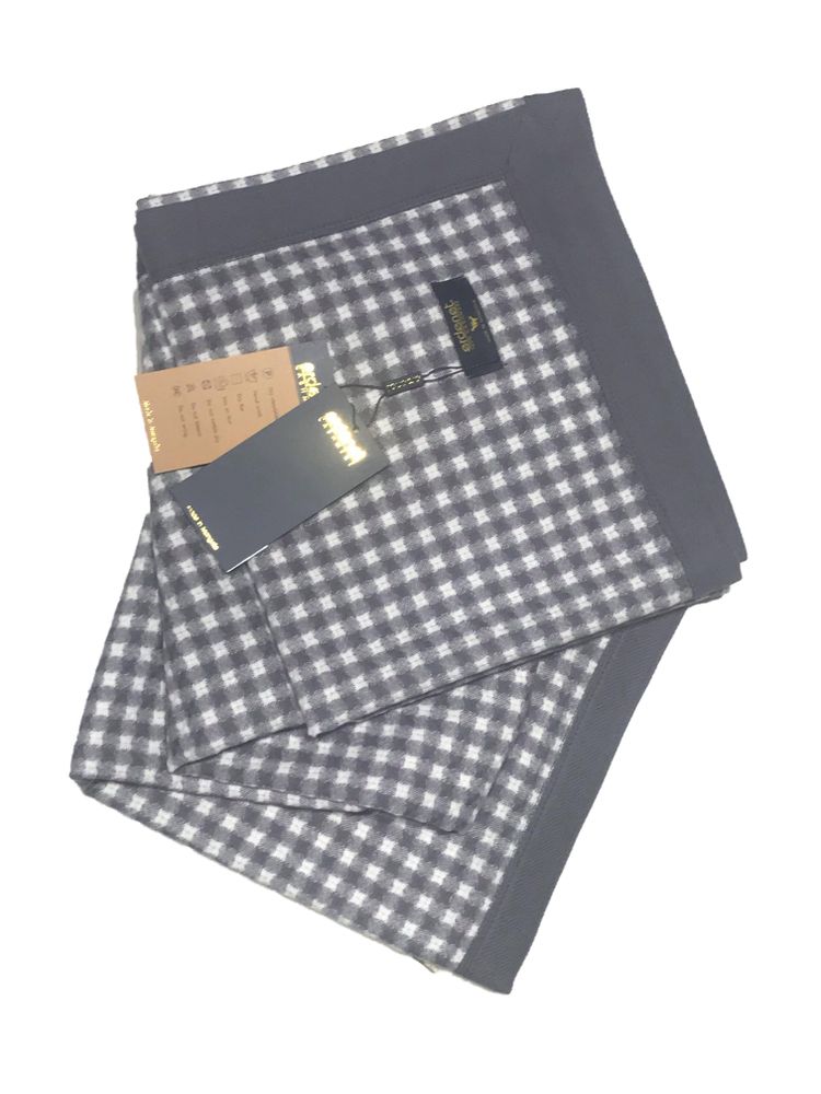 Throw blankets - Pure cashmere throw with gusset border - ERDENET CASHMERE