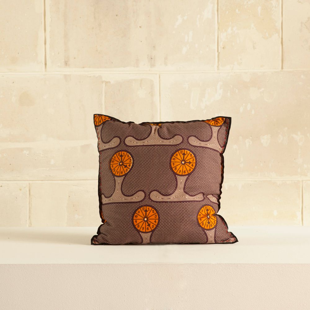 Coussins textile - Housse de coussin en tissu wax - AS'ART A SENSE OF CRAFTS
