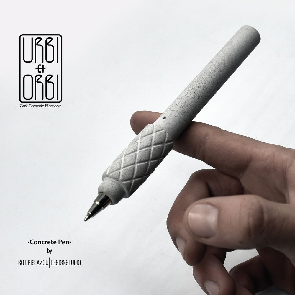 Cadeaux - Stylo en béton - URBI ET ORBI