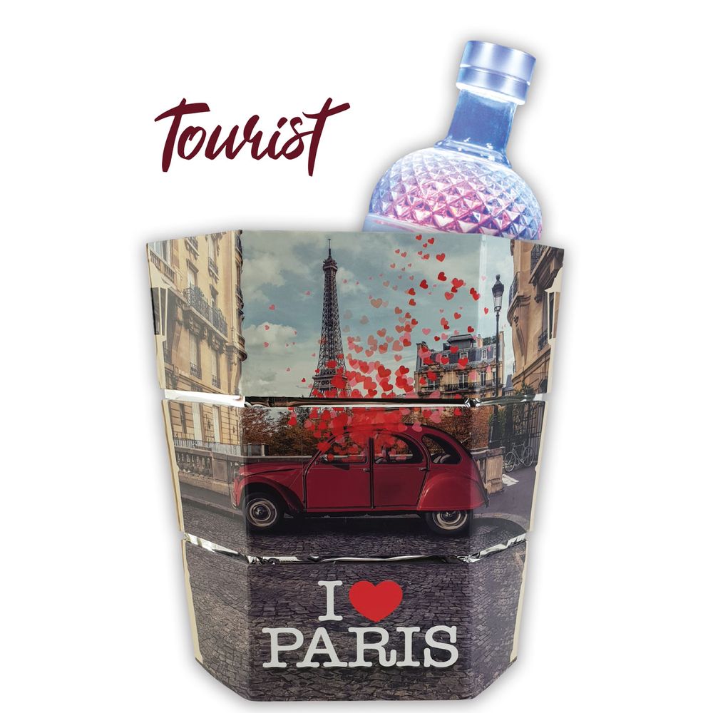 Gifts - Folding ice bucket and vase origami TOURIST - ICEPAC FLOWERPAC