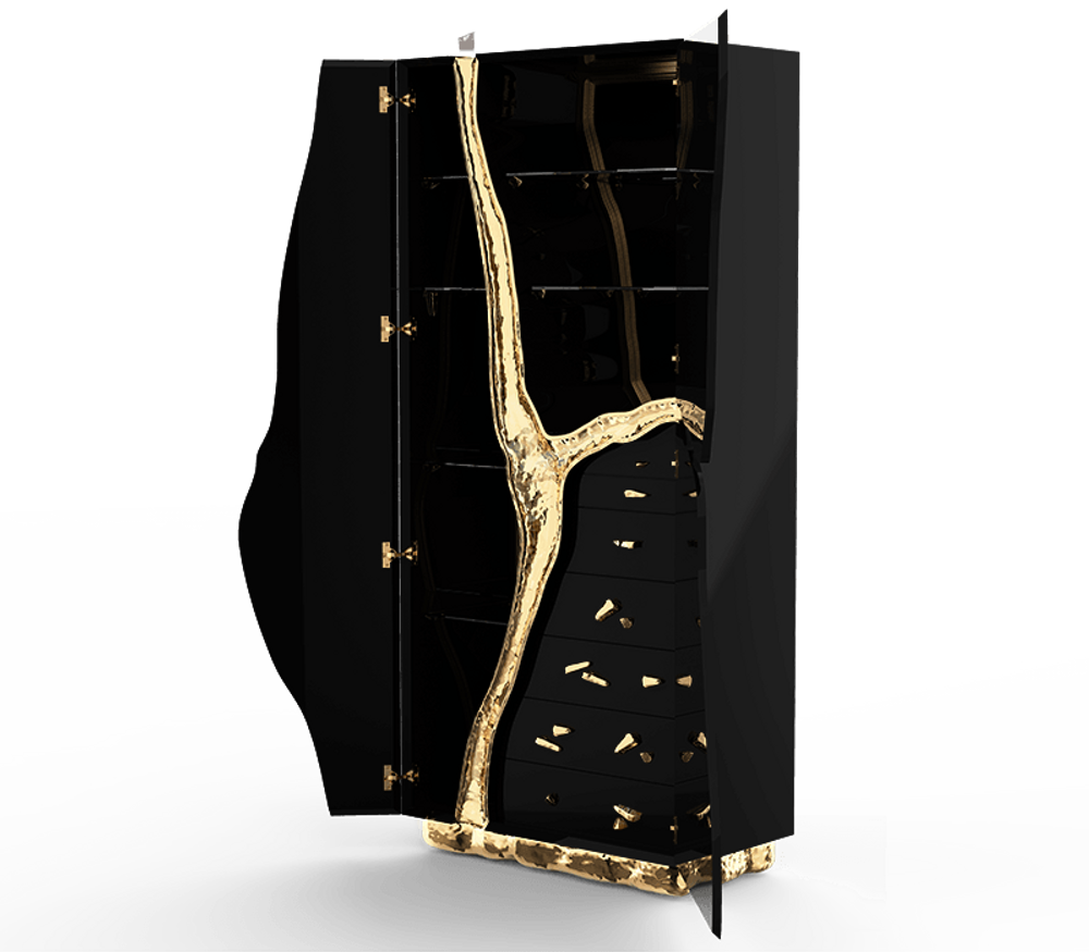 Storage boxes - LAPIAZ BLACK Cabinet - BOCA DO LOBO
