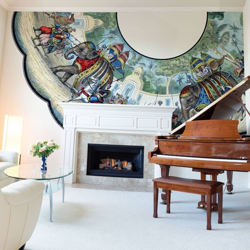 Wallpaper - Elephant Panel - ETOFFE.COM