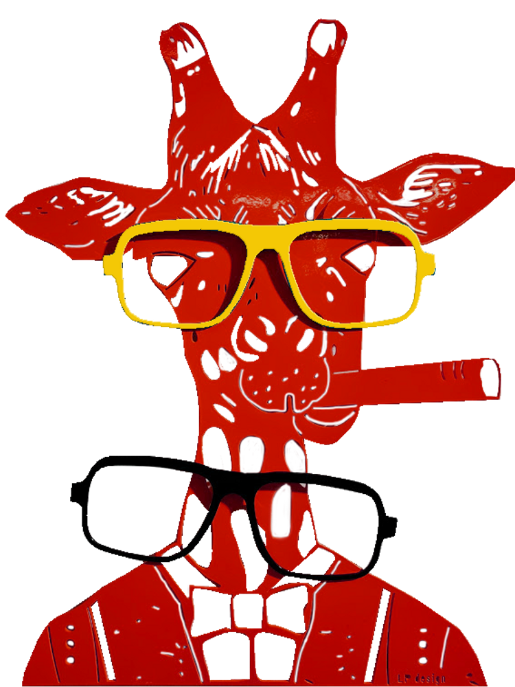 Decorative objects - GIRAFE removable glasses - LP DESIGN
