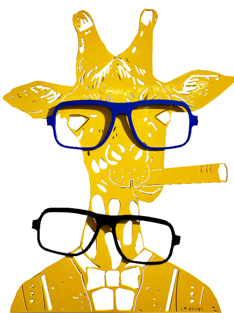 Decorative objects - GIRAFE removable glasses - LP DESIGN