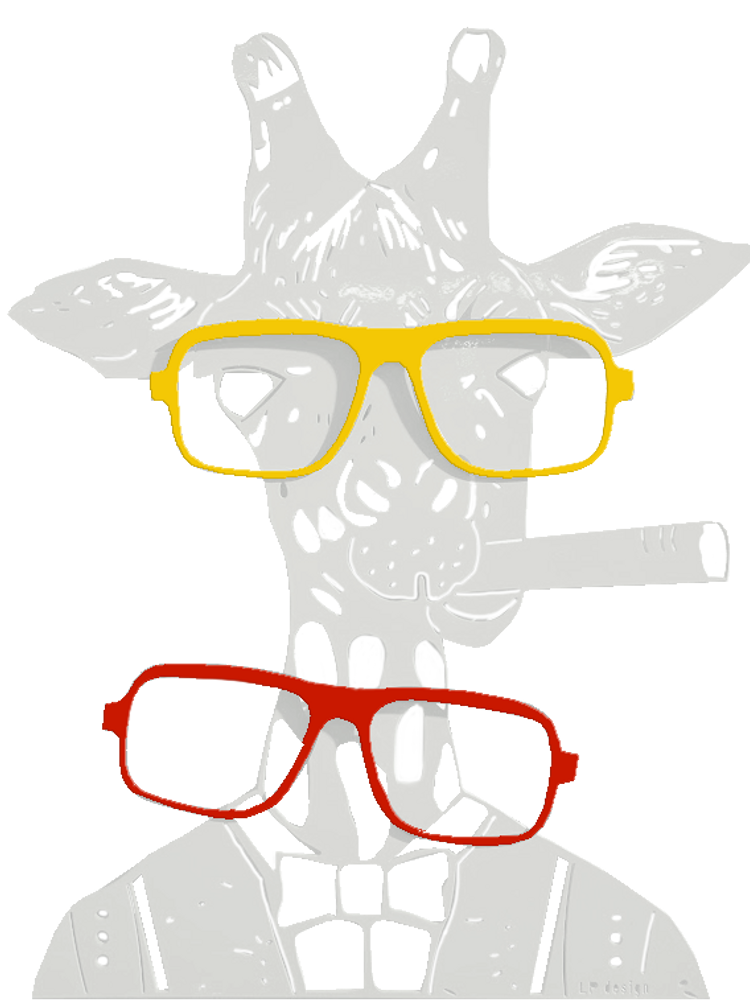 Decorative objects - GIRAFE removable glasses - LP DESIGN