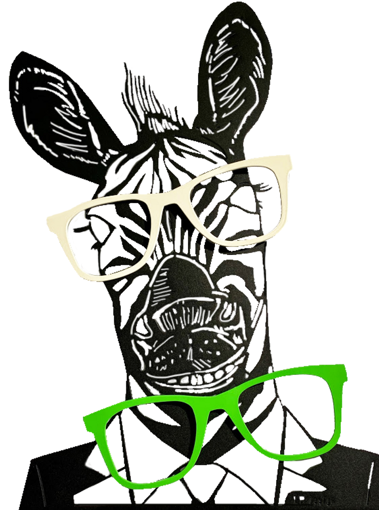 Objets de décoration - ZEBRE LUNETTES AMO  - LP DESIGN