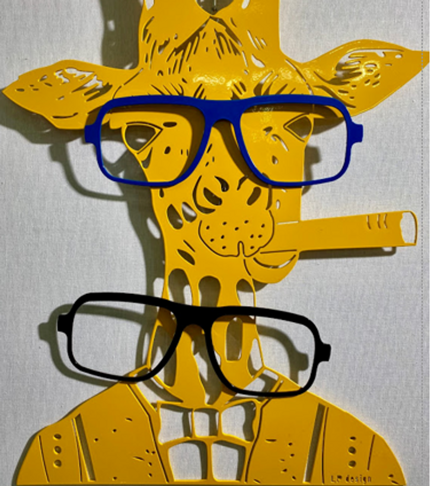 Decorative objects - GIRAFE removable glasses - LP DESIGN