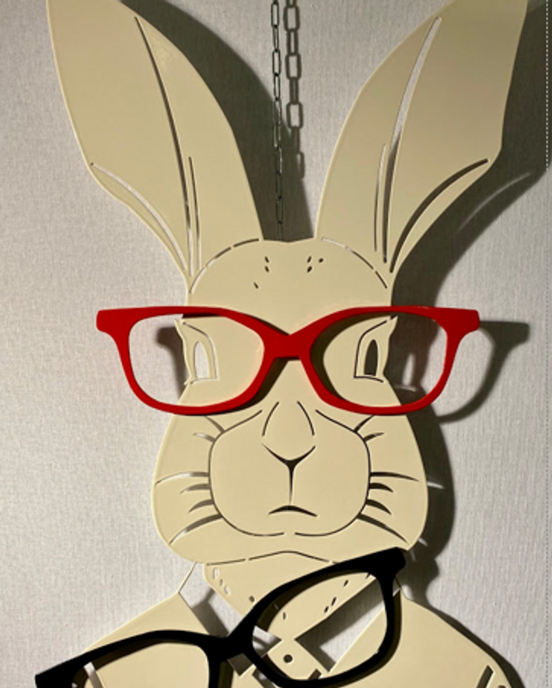 Objets de décoration - LAPIN LUNETTES AMO - LP DESIGN