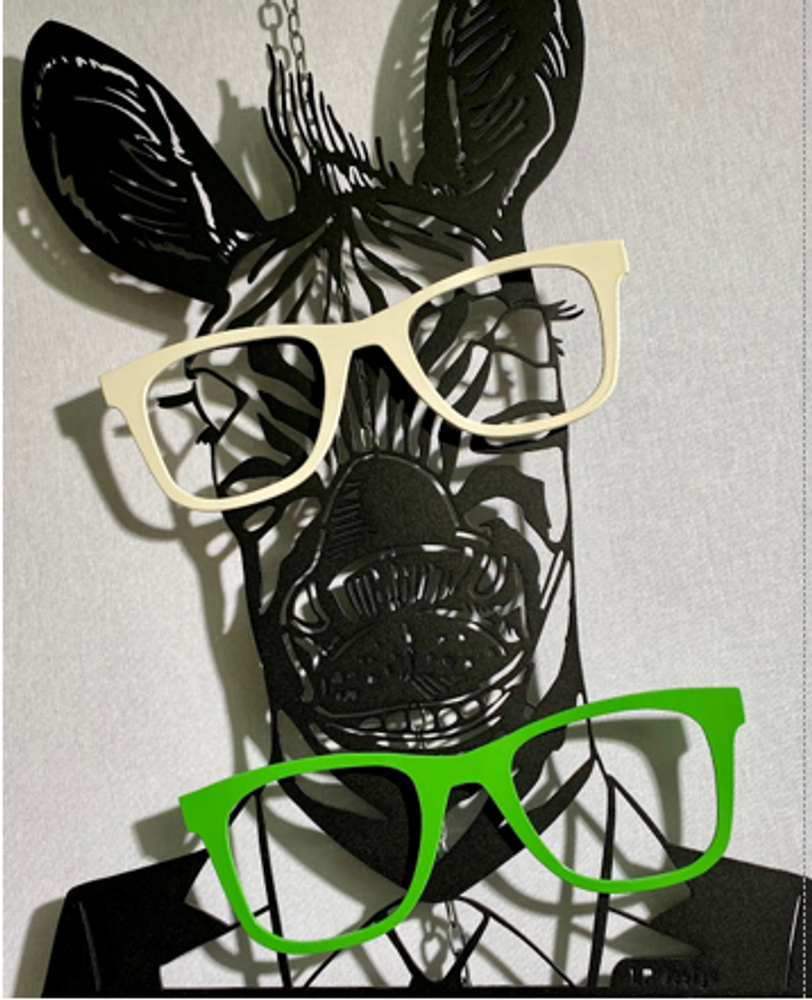 Objets de décoration - ZEBRE LUNETTES AMO  - LP DESIGN
