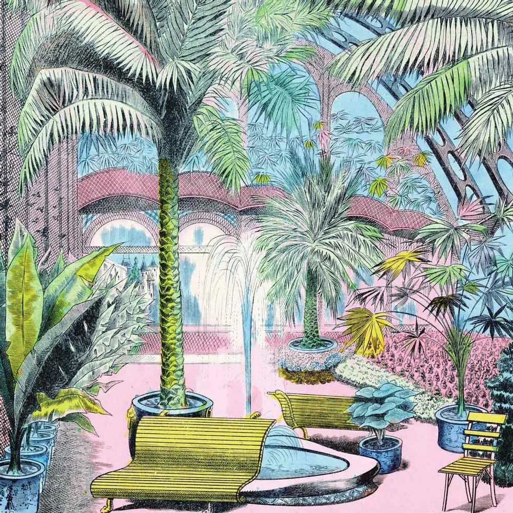 Wallpaper - Jardin d'Hiver Panel - ETOFFE.COM