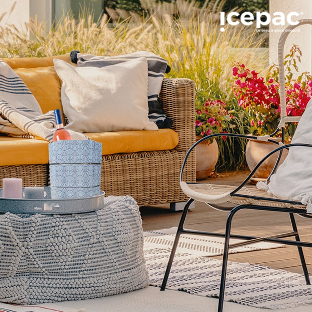 Gifts - Marineo Ice Bucket and Foldable Origami Vase - ICEPAC FLOWERPAC