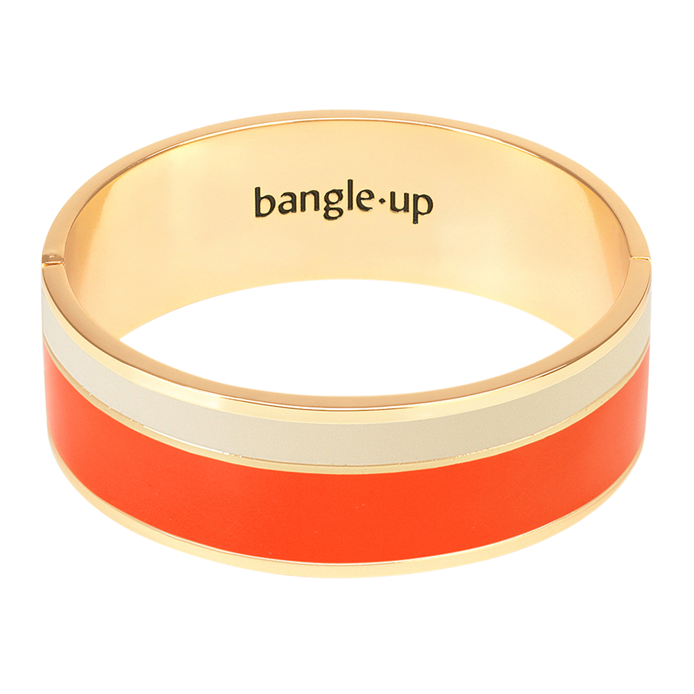 Jewelry - Vaporetto Bracelet - Sand white/tangerine - BANGLE UP